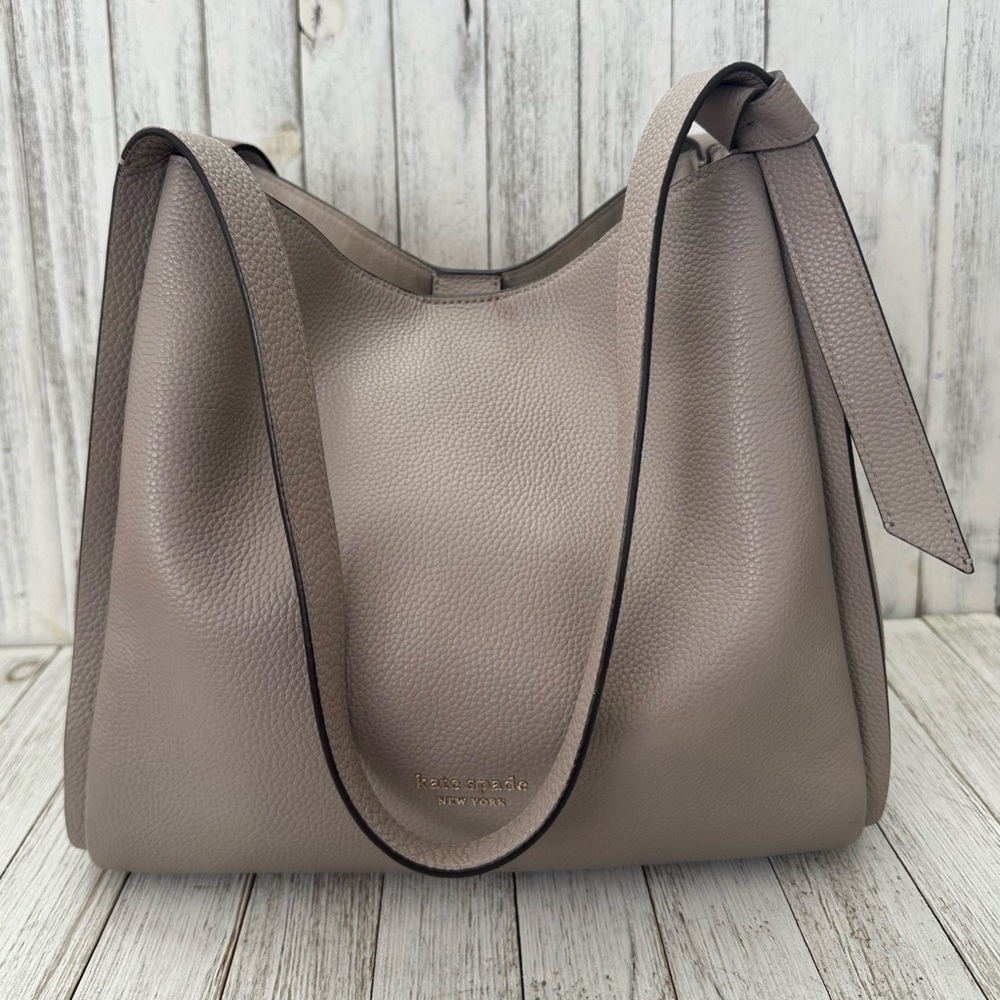 Kate Spade New York Knott Pebbled Leather Large Shoulder Bag